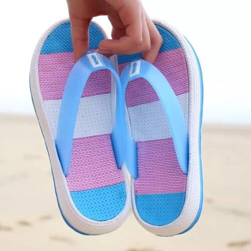 Womens Summer Slippers Thick Bottom With Toe Herringbone Slippers Non Slip Bathroom Slippers Soft Bottom Breathable Beach Shoes