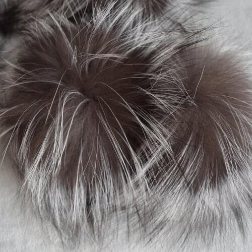 2017 Hot Sale Women Adult Casual Beanie Big Genuine Real Fox Pompom Pom Poms Hair Accessories Pompon Ball For Shoes Hats Bags