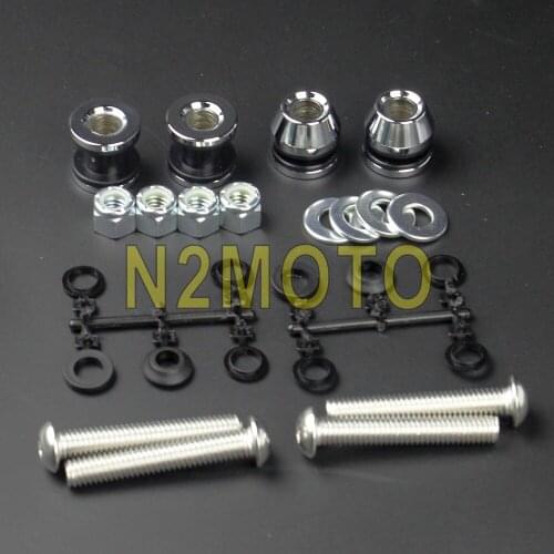 Motorcycle Detachable Sissy Bar Docking Hardware Kit for Harley Softail Model 2003-2017