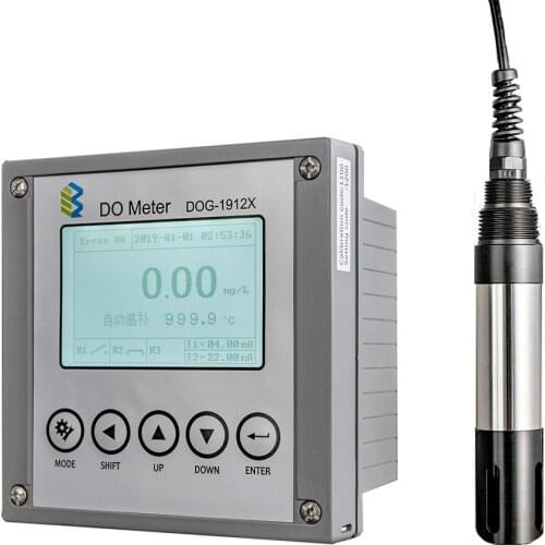 Online DOG-1912X Dissolved Oxygen Analyzer. Polarographic , Optical High Temperature Digital Sensor RS485