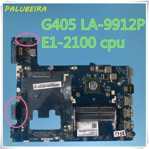 PALUBEIRA !! VAWGA/GB LA-9912P LAPTOP MOTHERBOARD SUITABLE FOR LENOVO G405 NOTEBOOK PC WITH E1-2100 CPU