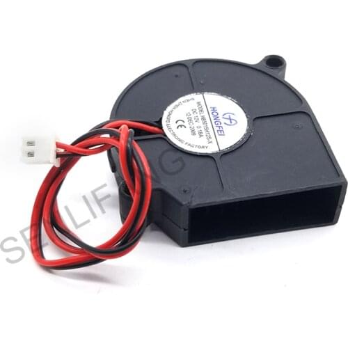 Genuine For 5015 air blower DC12V 0.18A large opening 5cm HB5015H12S-X 3.5*1.5cm Cooling Fan