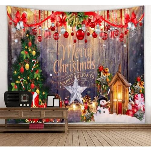 Christmas tapestries Christmas decoration wall-mounted tapestries Holiday decorations household items decoration large blankets