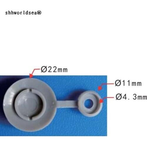 Shhworldsea 100PCS cars plastic clips Coach Trim Screw Grommet #6 Screw Size