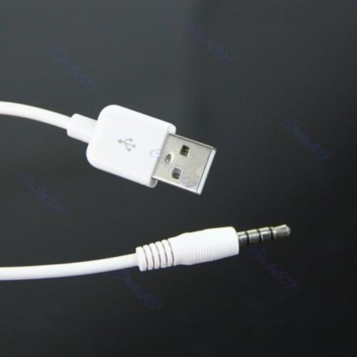 USB 3.5mm Data Sync Charging Cable Adapter for Apple iPod Shuffle 2nd