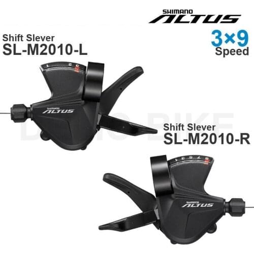 SHIMANO ALTUS M2000 Series 3x9v MTB Bike Bicycle Groupset Shifter Lever SL-M2010-R/L 3×9-27speed Original parts