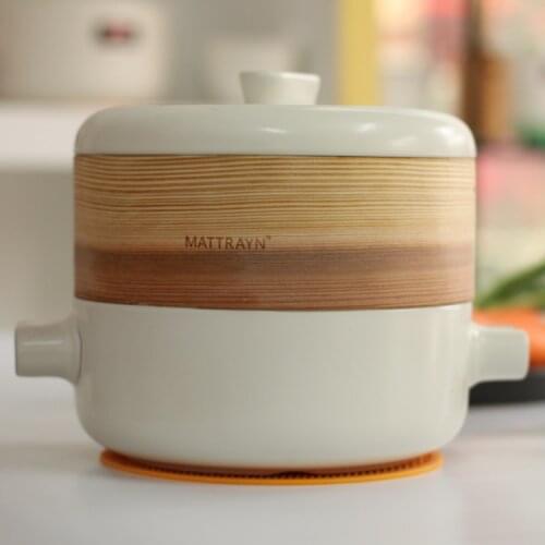 High temperature ceramic pot soup pot casserole steamer health porridge cooking stew pot casserole send steamer