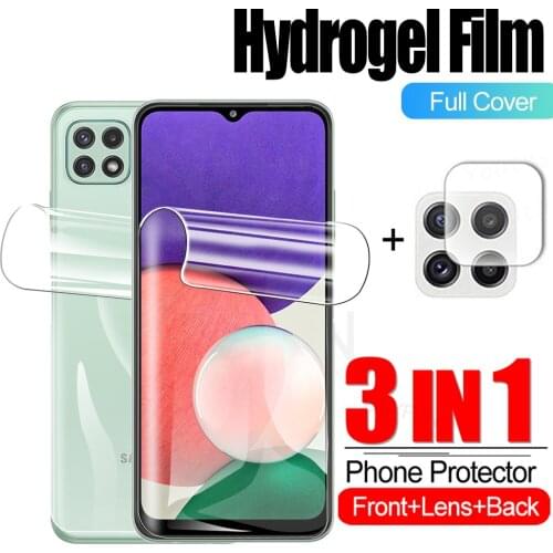 Premium Screen protector for Samsung Galaxy A22 5G front back hydrogel protective for Samsung Galaxy A22 4G 6.6 inche film