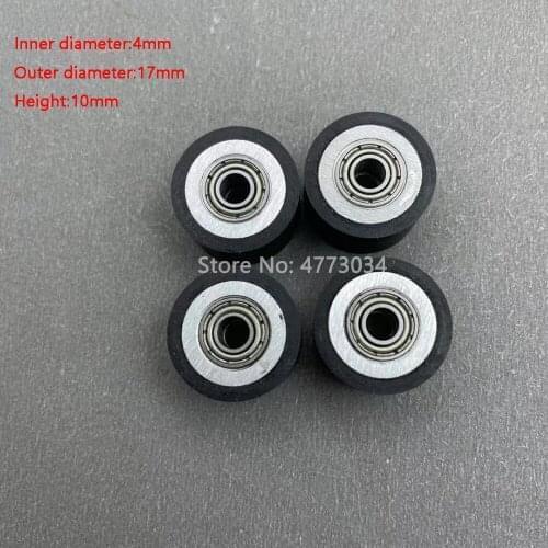 10PC Rubber Pinch Roller Wheel for Kuco Teneth TH1300X 740 T48L P-cut Pcut CT630 900 1200 Vinyl cutter cutting plotter 4*10*17mm