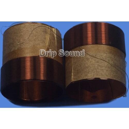 2pcs 38.5mm 38.5 Core 8ohm Bass Voice Coil KSV Kapton Woofer Sound Drive Speaker Repair Parts 4-Layer