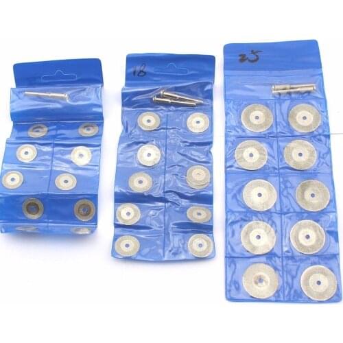 10Pcs 16-60 mm Diamond Cutting Disc Abrasive Wheels Rotary Blades Saw Grinding ILOVETOOL