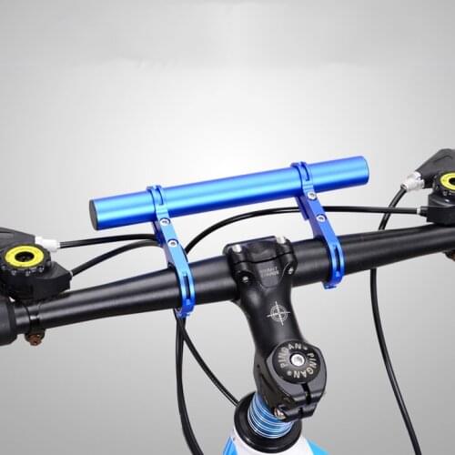 Aluminum Alloy Bike Bicycle HandleBar Extender Lengthen Mount Lamp CNC Lightweight MTB Flashlight Computer GPS Phone Holder