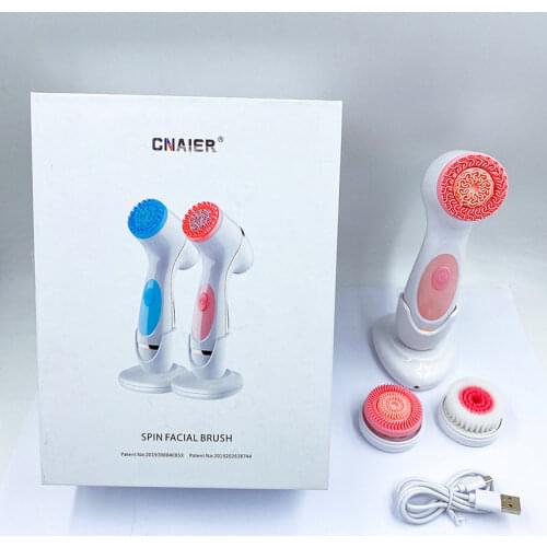 Free shipping Electric Facial Cleanser Facial Cleansing Silicone Facial Cleanser Rechargeable Multifunctional Facial Cleanser