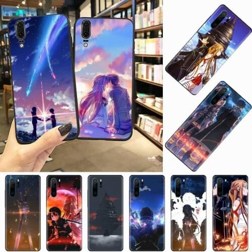 Sword Art Online Japan anime Phone Case For Huawei honor Mate P 10 20 30 40 Pro 10i 9 10 20 8 x Lite