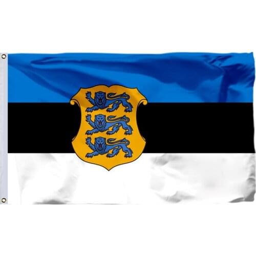 Estonia Minister of Defence Flag OUTDOOR INDOOR BANNER 90x150cm National Parade/Festival/3x5ft