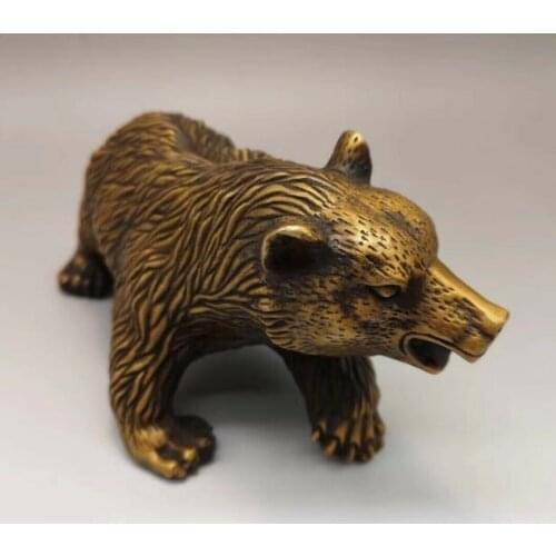 Chinese brass Polar bear Home decoration