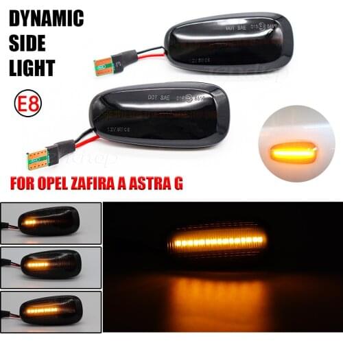 Turn Signal Lamp LED Side Marker Light Side Indicator 12V Panel Lamp Car Repeater For Opel For Zafira A 99-05 Astra G 98-09