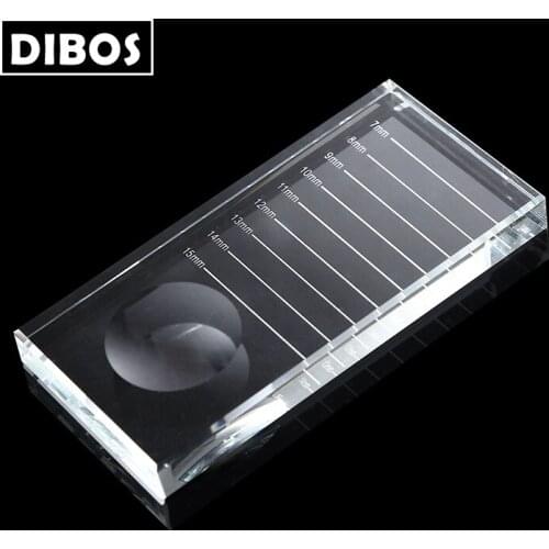 Dibos lashes extension kit Glue Table Top Eyelash Extension Tool Jade Stone Crystal Eyelash Glue Holder Adhesive Glass Crystal