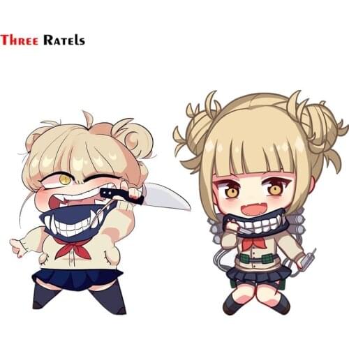 Three Ratels FC734 My Hero Academia Himiko Toga Waifu Chibi Sticker Car Sticker Notebook Decal