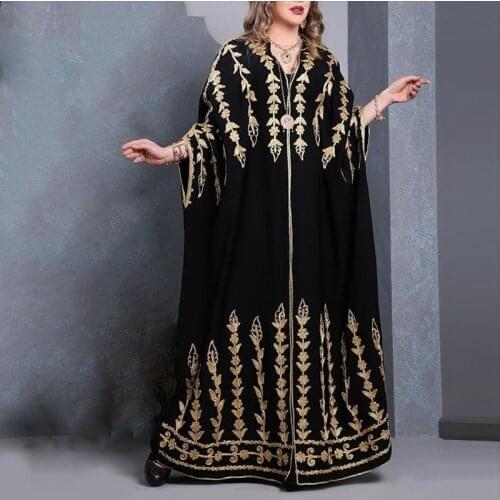 Black Print Beach Cover-up 2021 Robe De Plage Plus size Bohemian Dress Tunic for Beach Sarong Swimsuit Cover up Maxi Dress