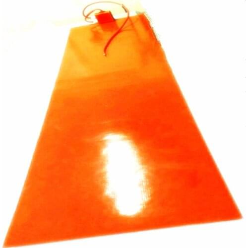 400*2000*1.5mm Heat Bed for Snowboard silicone rubber heater 220v 1800w adhesive with digital thermostat 1000mm lead wire