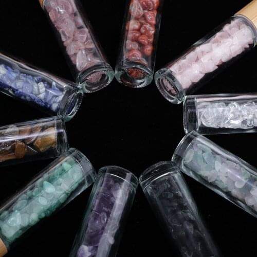 10pcs Empty Glass Essential Oil Roller Bottles Refillable with Roller Balls for