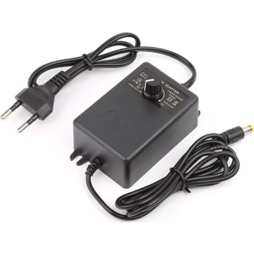 Adjustable Power Supply Adapter For Motor Speed Controller 3-12V 2A EU Plug Y1AD