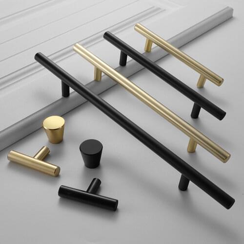 Modern Minimalist Nordic Cabinet Handle Drawer Wardrobe Door Handle Furniture Hardware Aluminum Alloy Rod