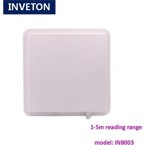 Lowest cost Integrated uhf rfid card reader 5M with 9dbi circular antenna 865mhz 928mhz for warehouse logistics management