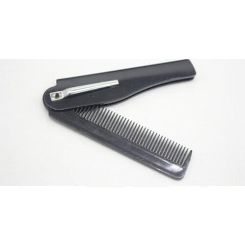 Foldable Hair Comb Pocket Clip Hair Moustache Beard Comb Hair Styling Tool Hairdressing Hair Comb For Men Women 200pcs