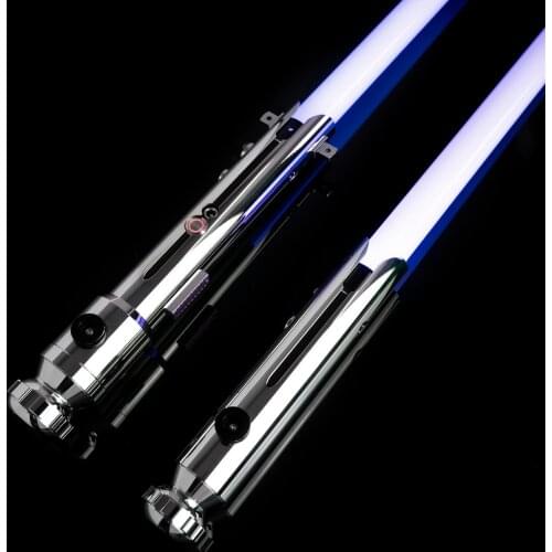 DamienSaber Dueling Lightsaber Smooth Swing New Pixel Light Sabers High Quality Metal Handle With Colors Change Sword Toys Gift