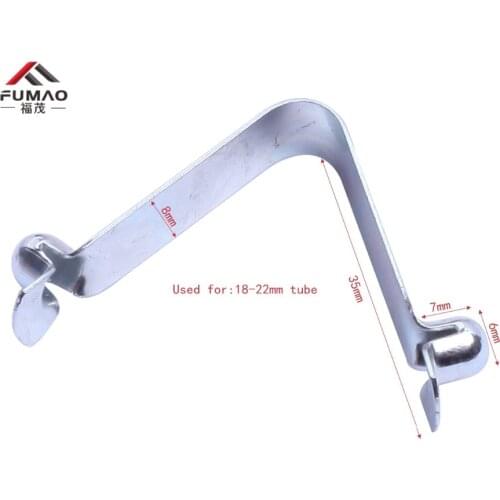 Custom 10Pcs Dual Head Spring Button Clip for Locking Tube Pin