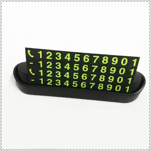 Universal Car Temporary Parking Card Night Phone Number for Kia Kue Kee KV7 IX35 IX45 Sonata POP VG Soulster cee-d Rondo