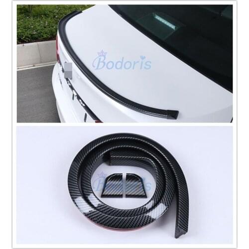 1.5M Universal Carbon Fiber Color Spoiler DIY Refit Spoiler For Toyota Yaris Vios Corolla Camry Car Styling Accessories