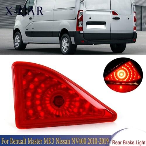 X-CAR Rear Red Central Brake Light For Renault Master Vauxhall Movano Nissan NV400 2010 2011 2012 2013 2014-2019 26540-00Q0C
