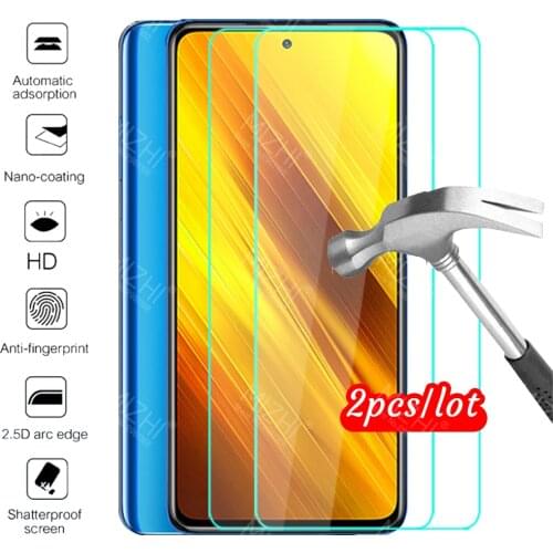 For poco x3 tempered glass for xiaomi pocophone x3 x 3 3x pocox3 screen protector protective glas film xiomi xaomi film