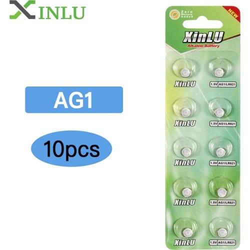 10pcs AG1 LR621 364 164 531 SR621 SR621SW SR60 SP364 TR621 Watch coin Button cell Battery,XINLU Battery