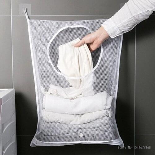 2pcs Foldable Laundry Basket Large Capacity Laundry Hamper Dirty Clothes Storage Organizer Bucket Homehold Storage Bag