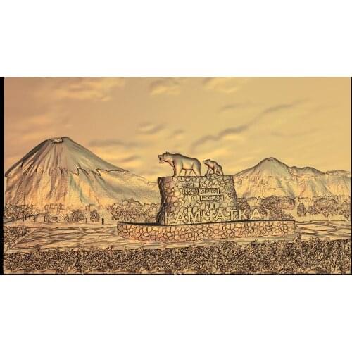 3d model animals boards CNC router printer relief carve mould STL format file M307