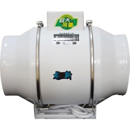 4 inch 8 inches Boost Metal Pipeline Exhaust Fan Fan Super Sound-Off Large Air Volume Strong Waterproof Exhaust Fan Ventilator
