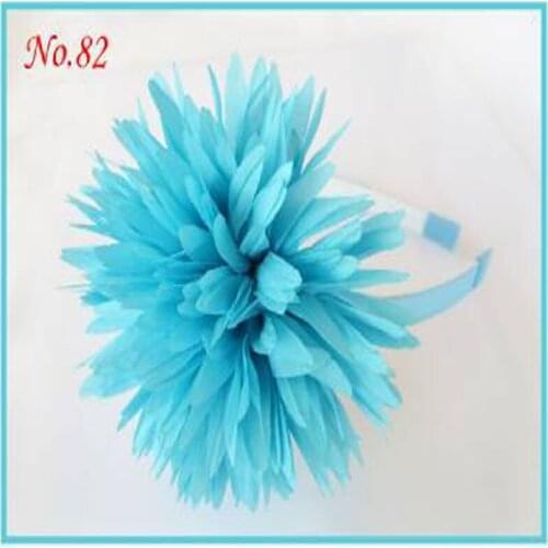 50 pcs BLESSING Good Girl Latest Vogue Headband 3.75-4.5"Silk C- Flower 130 Styles