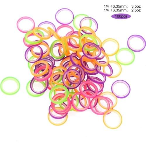 10 Pcs Dental Elastic Latex Braces Traction Ring Teeth Orthodontics Rubber Band Close Teeth Mixed Color Dentist Accessory Tools