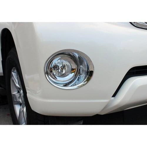 Accessories For Toyota Land Cruiser 150 Prado LC150 FJ150 2014-2017 Front Reflector Fog Light Lamp Cover Foglight Moulding Trim