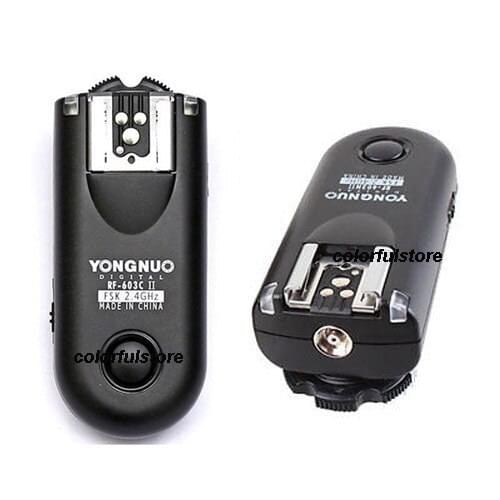Free Ship! RF-603 II RF603 Wireless Remote Flash Trigger C1 for Pentax K20D K200D K10D K100D K110D Samsung GX-20 10 1L 1S Camera