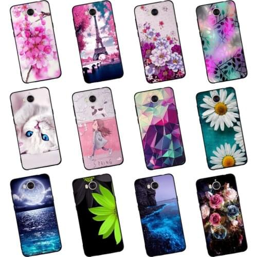 Case For Huawei Y6 2017 Cover Silicone Phone Cases 5.0" huawei Y5 2017 Case Fundas For Huawei Y5 Y6 2017 mya-l22 mya-u29 Cover