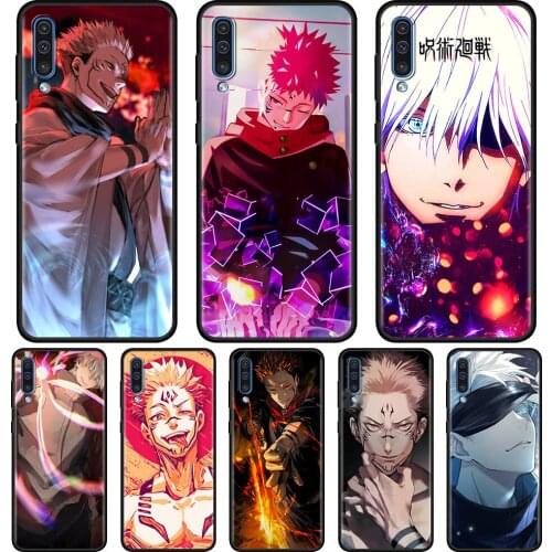 Phone Case For Samsung Galaxy M51 M31 M31s F41 M21 M11 M01 M30s A7 A9 Coque Soft Cover Shell Jujutsu Kaisen Satoru Gojo