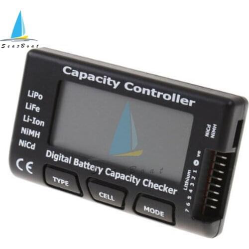 Digital Battery Capacity Checker for LiPo LiFe Li-ion Nicd NiMH Battery Voltage Tester Checking Meter Capacity Controller