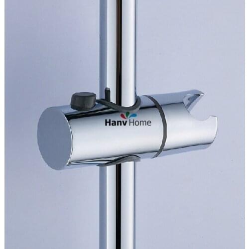 ABS Chrome 22 mm Shower Head Rail Slider Holder Adjustable Riser Bracket rack Slide Bar Bathroom Faucet Accessories
