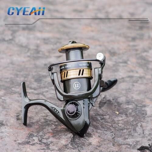 CYEAH Spinning Reel 5.2:1 Gear Ratio Big Drag Super Light Light & Power Saltwater Freshwater Distance Fishing Reel Tool