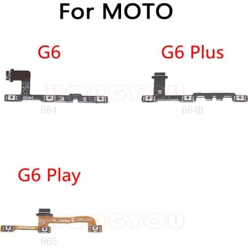 Power Button Switch Volume Button Mute On / Off Flex Cable For Motorola MOTO G6 Plus Play
